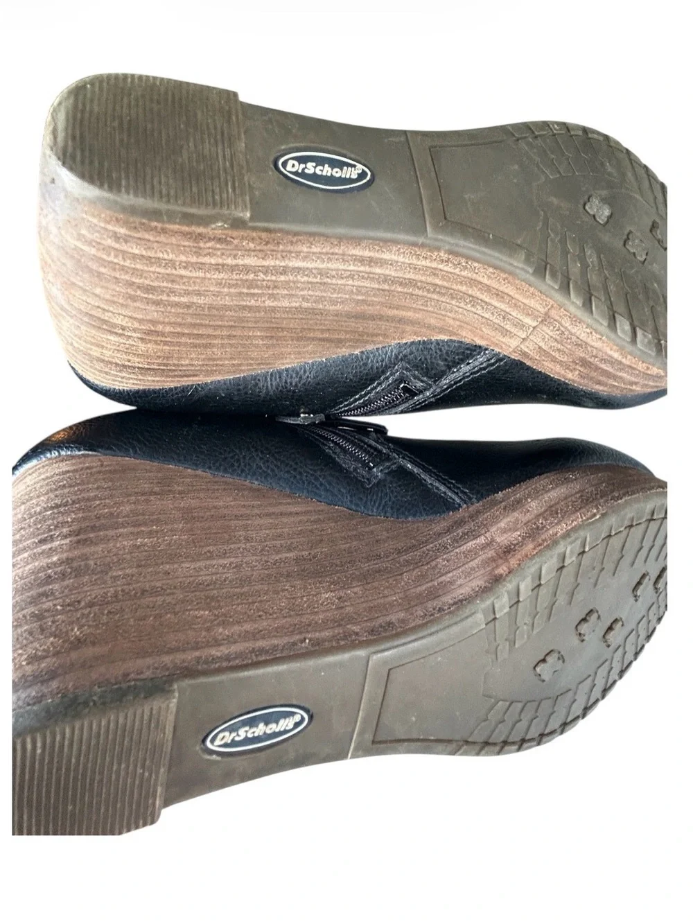 Dr schollls Black Women’s Slip-On Ankle Shoes with Buckle